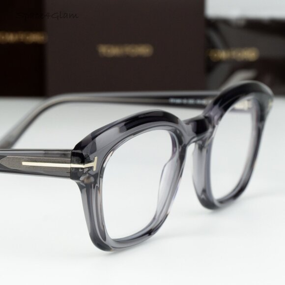 Tom Ford Men Eyeglasses Clear Grey Blue Light Block FT5961-B 020 NEW AUTHENTIC - Picture 4 of 8